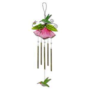   Feather Hummingbird Wind Chime, 30 Inch Long Patio, Lawn & Garden
