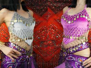 Velvet Belly Dance Bra Top Bratop Costume Clothing Wear  