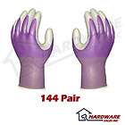 ATLAS Fit 370 Purple Thin Nitrile Work Gloves Large L CASE (144 Pair)