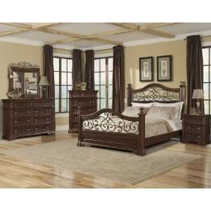  San Marcos King Bed in CherryKlaussner 872SANMARCOSKING 