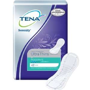  Tena Ultra Thin Pads Moderate Absorbency/Pack of 42 