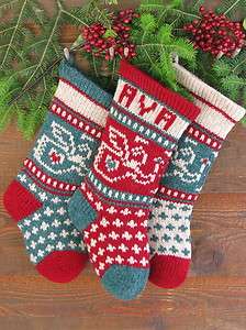 Baby Angel Knitting KIT Babys First Christmas Stocking SPRUCE GREEN 
