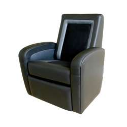 Kemp Leather Multifunctional Ottoman/ Game Chair  