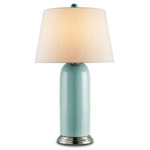  Currey and Company 6171 Halton Table Lamp in Turkish Blue 