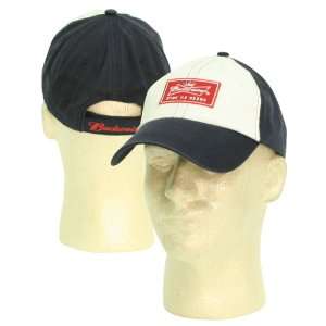  Budweiser 2 Tone Adjustable Baseball Hat (One Size Fits 
