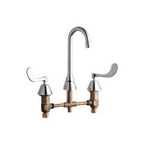  Chicago Faucets 785 245CP Chrome Manual Deck Mounted 8 