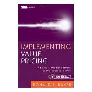 com Implementing Value Pricing (Wiley Professional Advisory Services 