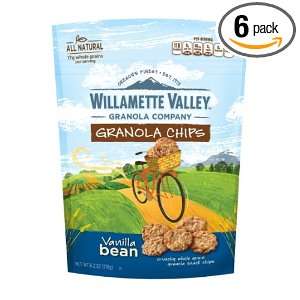WILLAMETTE VALLEY Granola Chips, Vanilla Bean, 6.2 Ounce (Pack of 6 