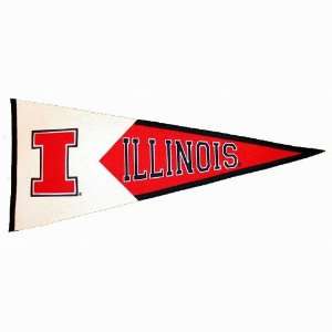  Illinois Fighting Illini NCAA Classic Pennant (17.5x40.5 