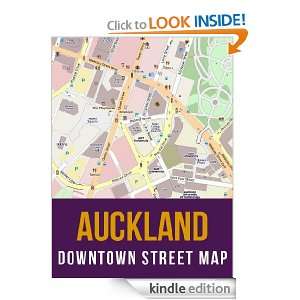 Auckland, New Zealand Downtown Street Map eReaderMaps  