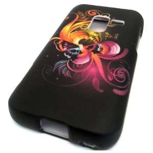  Attain 4G R920 Fire Butterfly Design HARD Case Cover Skin METRO PCS