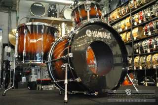 Yamaha Recording Custom 3 Piece Drum Set   Antique Sunburst  
