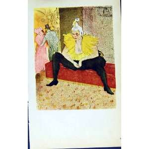  Toulouse Lautrec Marx C1952 Clownesse Lady Colour