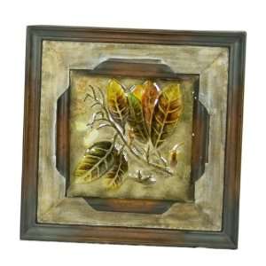  LINK DIRECT Leaf Metal Wall Plaque Sold in packs of 4 