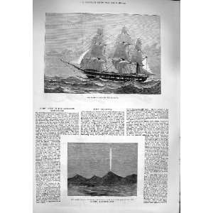   1880 TRAINING SHIP ATALANTA COMET WELLINGTON CHARLOTTE