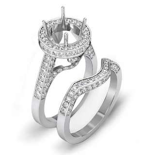 2c Antique Diamond Engagement Ring Bridal Set w18k Sz4  