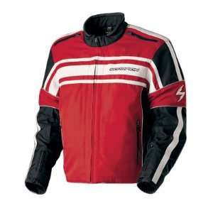  Scorpion Strike Red and Black Motorcycle Jacket   Size 