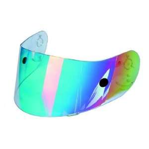 GP TECH Motorcycle Shield   Scratch Resistant Iridium Rainbow AGV SPA 