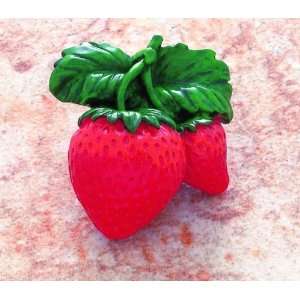  JVJHardware 80007 Novelty 1 1.75 in. Strawberry Designer 