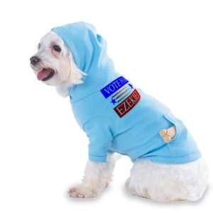 VOTE FOR EZEKIEL Hooded (Hoody) T Shirt with pocket for your Dog or 