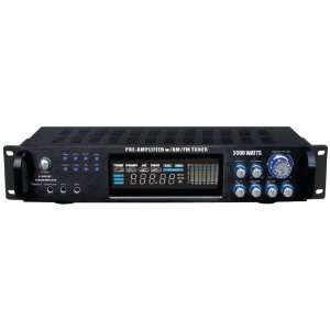  NEW 3000w Pre Amp w/AM/FM Tuner   P3001AT