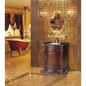  30 Single Sink Vanity with Baltic Brown Granite Top
