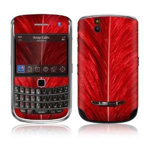  BlackBerry Bold 9650 Skin Decal Sticker   Red Feather 