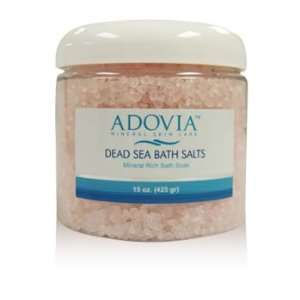  Dead Sea Bath Salts   Rose  15oz Jar Beauty