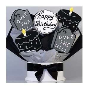 Over the Hill Birthday Cookie Bouquet   5 Piece  Grocery 