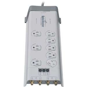    8 OUTLET Surge Suppressors with Coaxial Protection Electronics