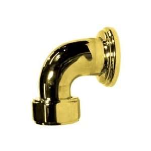   Brass Perrin and Rowe Top Return Elbow for Exposed
