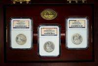 SS REPUBLIC SHIPWRECK ~ New Orleans 3 Coin, 3 Govt Set ~ CSA, USA 