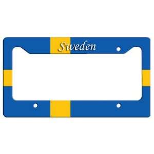 Sweden Flag License Plate Frame