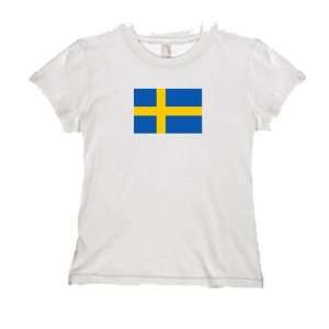  Womens Sweden Flag Tee