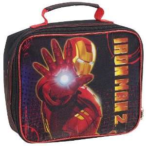  Iron Man 2 Lunch Kit Black and Red Fast Forward Backpacks 