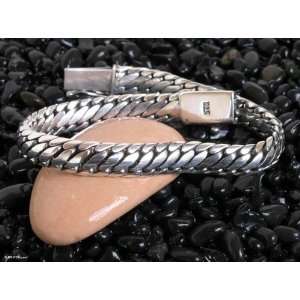  Sterling Silver Braided Bracelet, Links of Power 