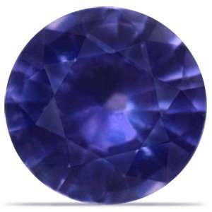  0.77 Carat Loose Sapphire Round Cut Jewelry