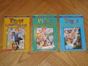 Lot 3 PIPPI LONGSTOCKING, SOUTH SEAS and ON BOARD Books  