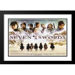 com Seven Swords 32x45 Framed and Double Matted Movie Poster   Style 
