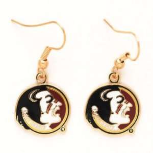  FLORIDA STATE SEMINOLES OFFICIAL LOGO EARRINGS Sports 