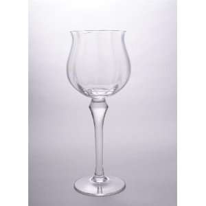   COLLECTION Romanian Crystal WATER/WINE GOBLET Optic Glass BARWARE