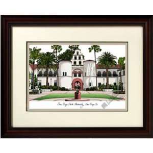  San Diego State University Alma Mater Framed Lithograph 
