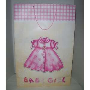  (Girl) Large Baby Shower Gift Bag (28 X 20 X 7 