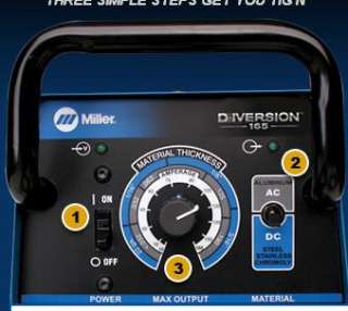 Turn on the Diversion™ 165 Flip the switch. Its just that simple 