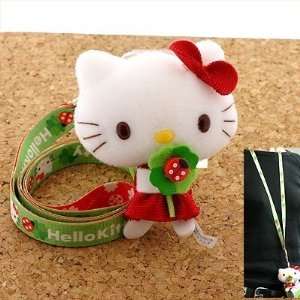  Hello Kitty and My Melody Neck Phone Strap with Stffud Toy (Kitty 