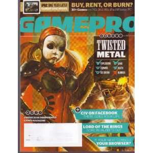  GAMEPRO Magazine # 271 (4/11) Sweet Twisted Metal Staff 