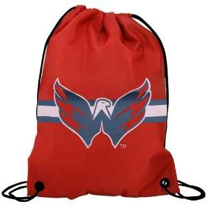  Washington Capitals Red Team Logo Drawstring Backpack 
