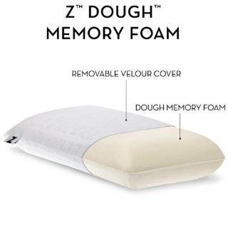 by Malouf MEMORY FOAM Molded Pillow with Luxurious Velour Washable 