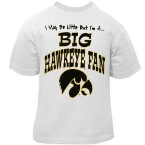 Iowa Hawkeyes Toddler White Big Fan T shirt (4T)  Sports 