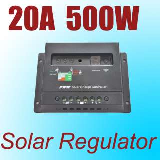 20A Solar Charge Controller Solar regulator 12V 24V Solar panel charge 